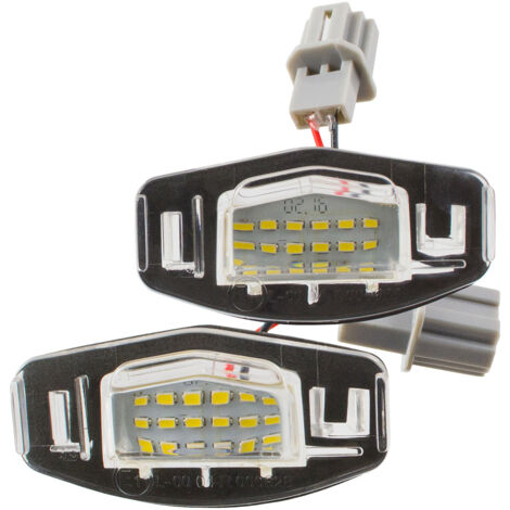 Juego de 2 luces LED para matr铆cula de Honda Accord VII Civic VII VIII