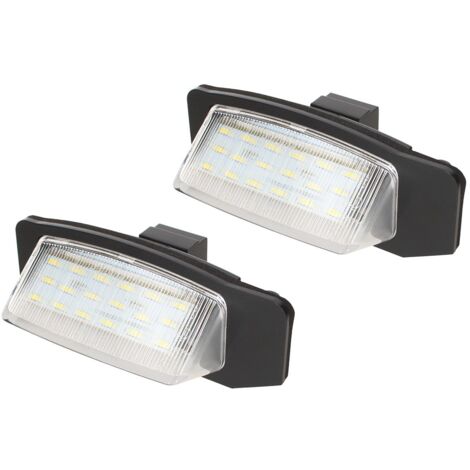 Juego de 2 luces LED para matr铆cula de Mitsubishi Lancer X Outlander II