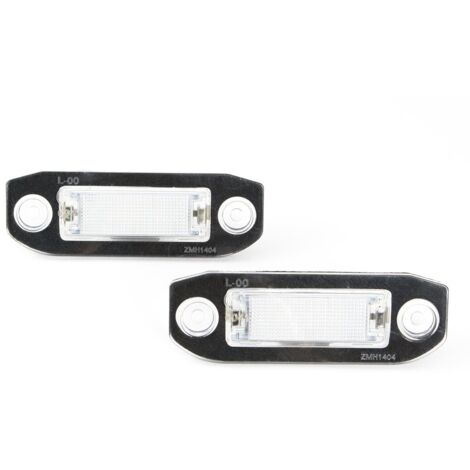 Juego de 2 luces LED para matr铆cula de Volvo C30, S40, S60, S80, V50, V70, XC60, XC70 y XC90