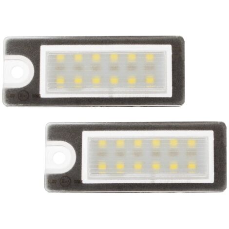 Juego de 2 luces LED para matr铆cula de Volvo S60, S80, V70, XC70 y XC90