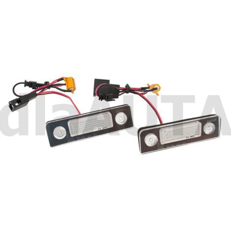Juego de 2 luces LED para matr铆cula Skoda Octavia II FL Roomster I