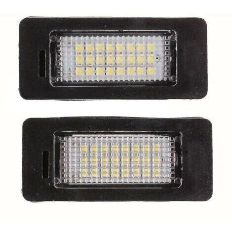 Juego de 2 luces LED para matrícula de maletero de coche, 24 LED, para BMW E39 E60 E90 X