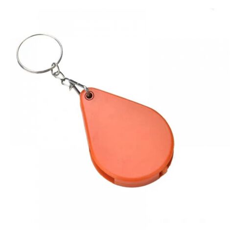 Juego de 2 lupas de bolsillo portátiles, mini lupas plegables para lectura e inspección de joyas (rojas, 2,5 cm)