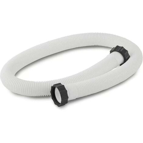 Juego de 2 mangueras de recambio para filtro de piscina Intex, diámetro 38 mm, manguera de recambio con tuercas, longitud 150 cm