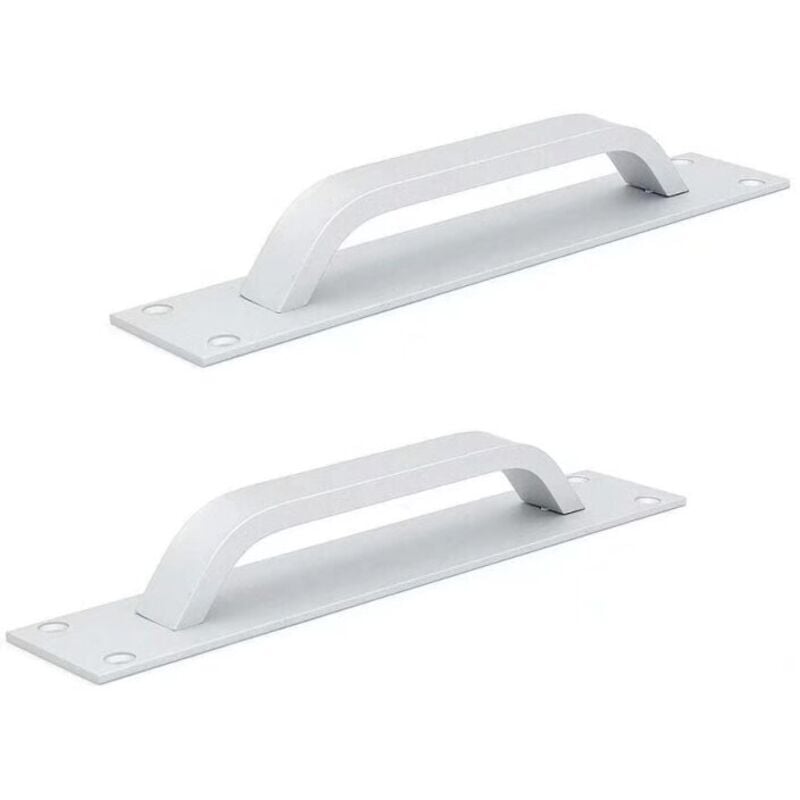 Juego de 2 manijas de puerta corredera de aleación de aluminio, manijas de puerta resistentes al fuego, manijas de puerta de gabinete, empujar y