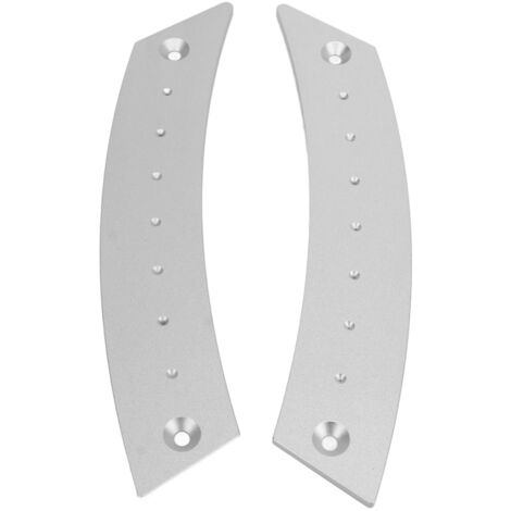 Juego de 2 manijas para puertas interiores, fabricadas en aleación de aluminio ligera y resistente, con diseño ergonómico para un uso fácil y fluido, versátiles, prácticas y resistentes a la corrosión