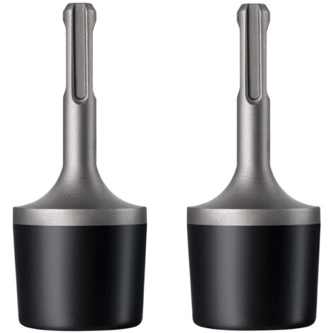Juego de 2 martillos vibratorios de goma con vástago SDS Plus, martillo vibratorio para radiadores, taladro vibratorio de vástago redondo para radiadores, tuberías y azulejos.