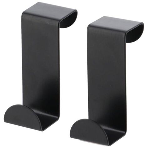 Juego de 2 pequeñas plumas colgantes de acero inoxidable - negro - Tendance