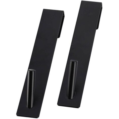 Juego de 2 perchas de metal - negro - Tendance