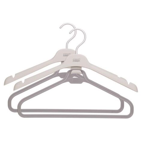 Juego de 2 Perchas Largas Orderly™, para Almacenaje de Prendas Largas, Color Crudo, Material Resistente, Diseño Funcional, Optimiza Espacio, Previene Arrugas.