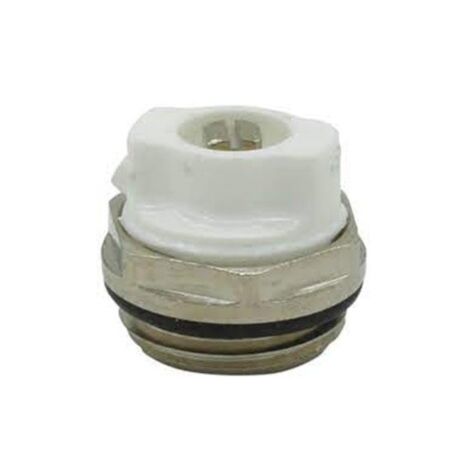 Juego de 2 piezas kit válvula de ventilación ajustable 1/2" blanca y cromada - Irsap