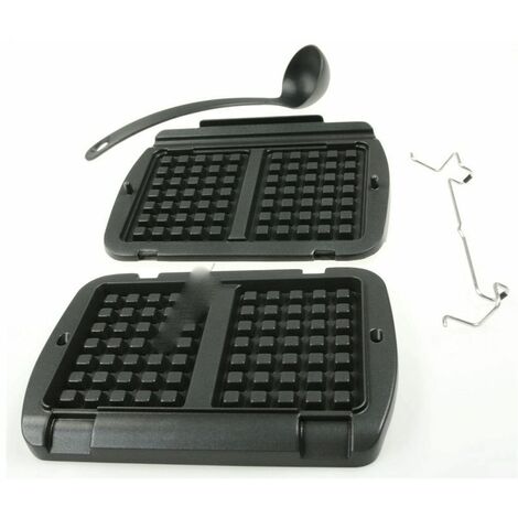 Juego de 2 placas para gofres + cucharón XA723812, XA724810 TEFAL