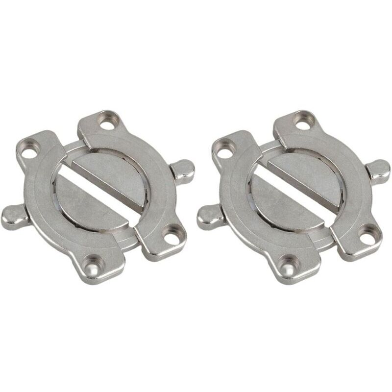 Juego de 2 prácticos rieles de conexión para encimeras - Accesorio portátil para mesas de comedor y material de oficina