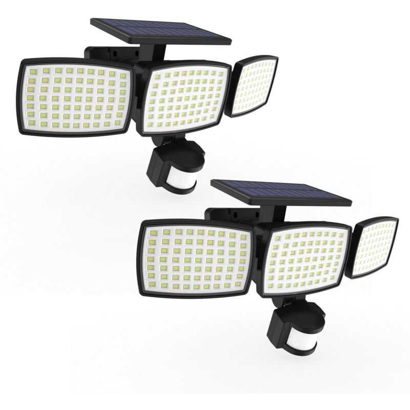 Juego de 2 proyectores con sensor solar 700LM SPARKY