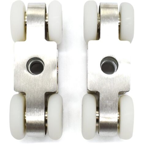 Juego de 2 rodillos para puertas correderas