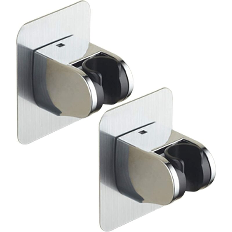 

Juego de 2 soportes de ducha de mano no perforantes - Ángulo ajustable - Superpotencia - Impermeable