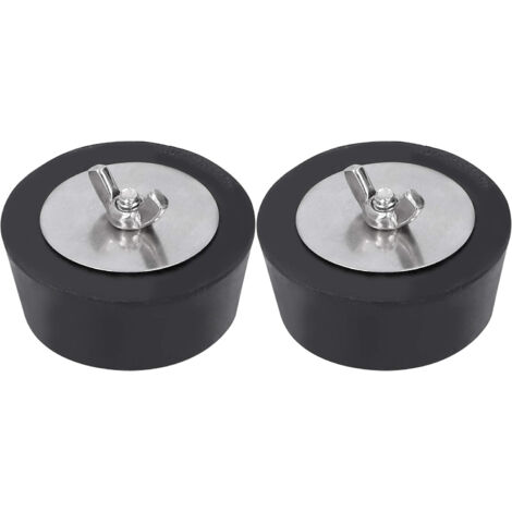 Juego de 2 tapones para piscina, tapones de invernaje, tapones de goma para piscina, tapón cónico de invernaje, accesorios para piscinas / 63 mm