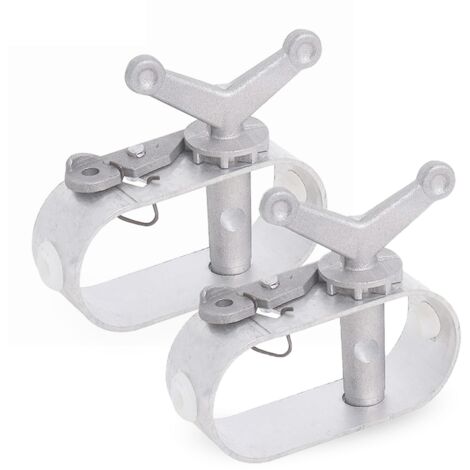 Juego de 2 tensores para cubierta de piscina, tensores para lonas, accesorios de invierno, fijación de cubiertas de piscina