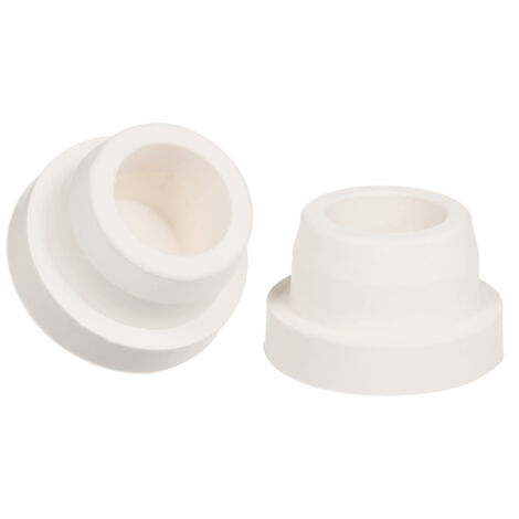 Juego de 2 topes para escaleras de piscinas enterradas, compatibles con tubos de escalera con un diámetro interior de 4,8 cm para revestimientos de piscinas.