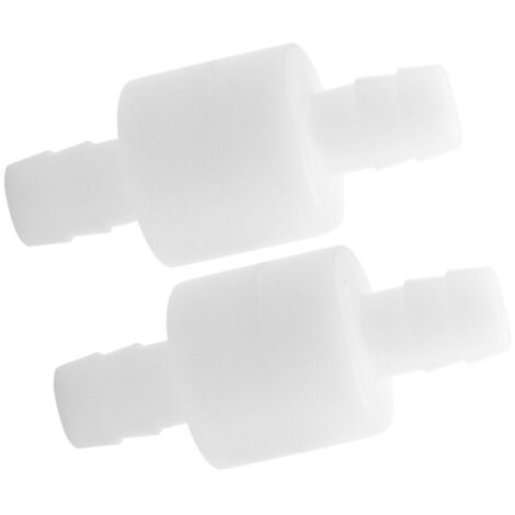 Juego de 2 válvulas antirretorno de plástico de 10 mm para gases y líquidos.