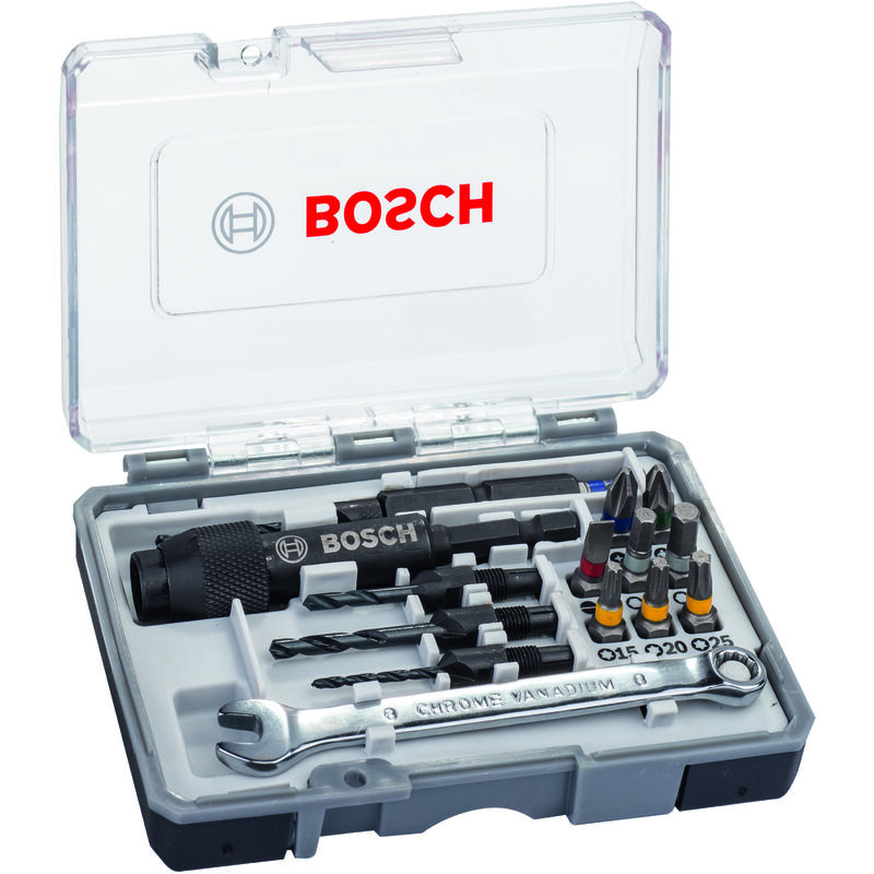 

BOSCH 2607002786 Juego de 20 puntas de destornillador Drill&Drive PH2