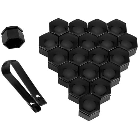 Juego de 20 tapas para tuercas de rueda de 22 mm, protección contra el óxido para pernos de buje, accesorios para automóviles