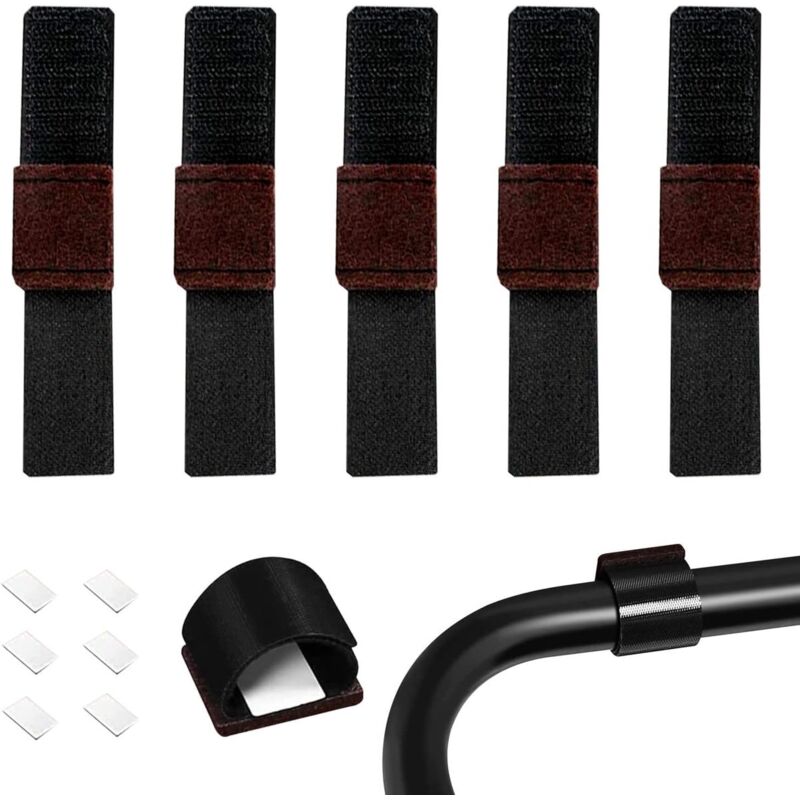 Juego de 24 protectores para patas de sillas: cierre de velcro, antideslizantes, antiarañazos, antirruido, para suelos de madera y baldosas.