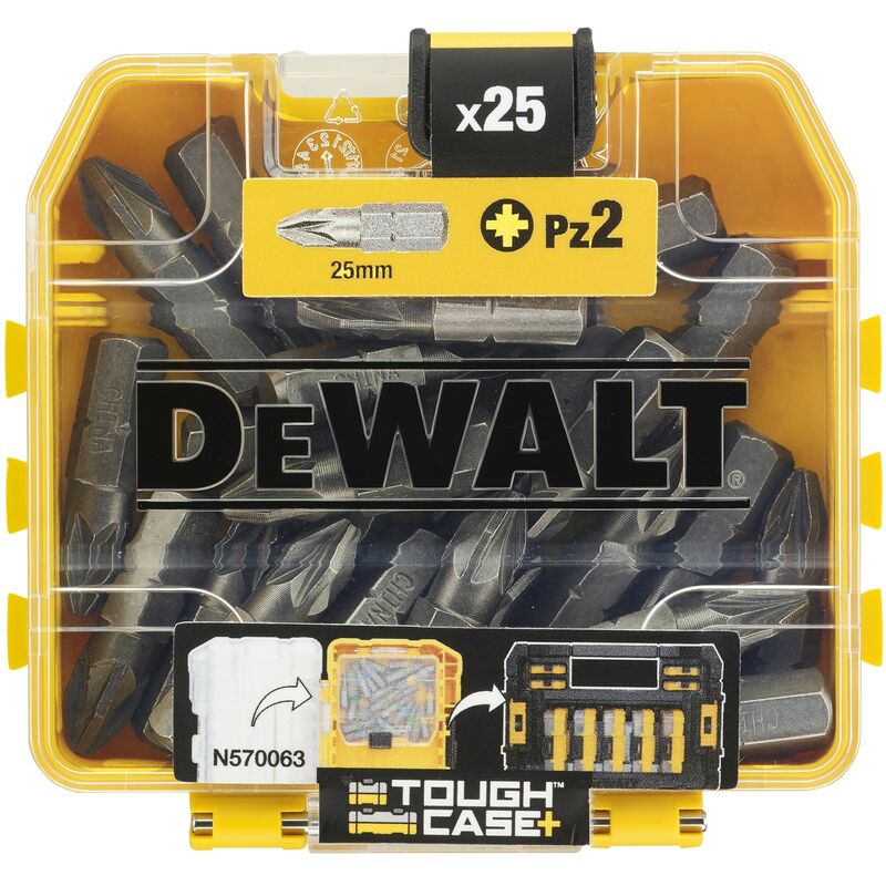 

Dewalt DT71521-QZ Juego de 25 puntas Pz2 de 25 mm