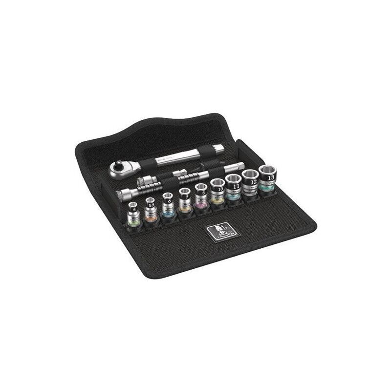 

Juego de Vasos con Carraca Zyklop Metal 13 piezas 8100 SA 12 HF ref.003756 - Wera