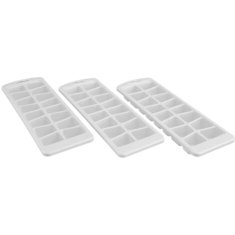 Juego de 3 bandejas de cubitos de hielo - 5five