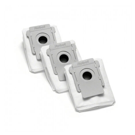 Juego de 3 bolsas desechables para aspiradora Irobot CleanBase para Roomba Series I, S y J