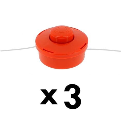 Juego de 3 cabezales de alambre para desbrozadora y herramienta multifunción 4 en 1