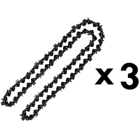 GT GARDEN Juego de 3 cadenas de 76 eslabones para motosierra