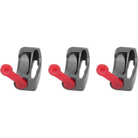 Juego de 3 candados para interruptor de encendido/apagado para aspiradoras Dyson V7 a V15 (gris)