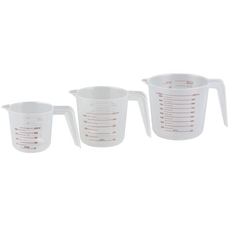 JUEGO DE 3 JARRAS MEDIDORAS DE 250/500/1000ml