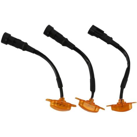 Juego de 3 luces LED para la parrilla del Ford F150/F250 Raptor (parrilla no incluida).