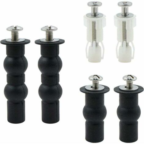 Juego de 3 pares de tornillos de expansión para tapa de inodoro, pernos de expansión universales, accesorios para tornillos de tapa de inodoro, RTGPT