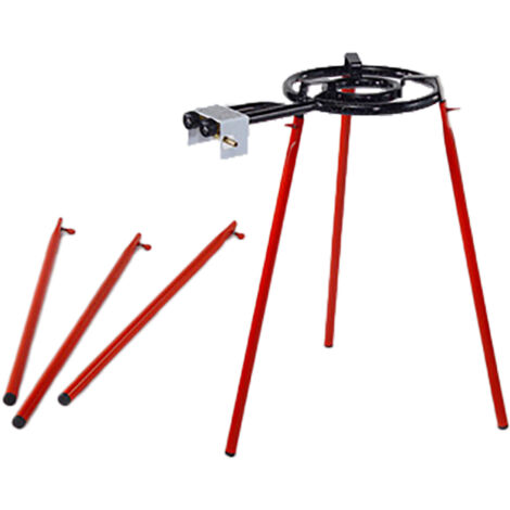 Juego de 3 patas redondas para quemador de paella de 400 mm - Vaello