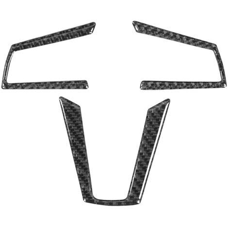 Juego de 3 pegatinas de fibra de carbono para los botones del volante del Mazda MX-5 ND 2016-2020.