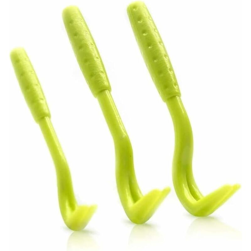 

Juego de 3 pinzas para garrapatas, para perros, gatos, caballos, eliminación suave de garrapatas en segundos (verde)