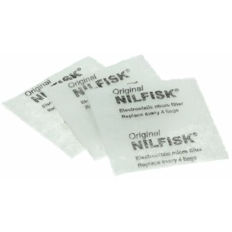 Juego de 3 prefiltros 1470157500 NILFISK