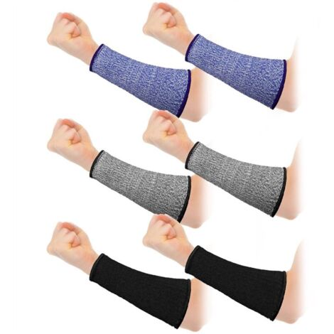 Juego de 3 protectores de brazo anti-quemaduras de nivel 5 para piel sensible, ideales para prevenir hematomas.
