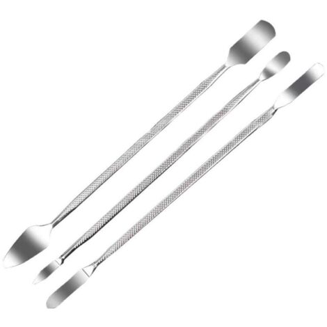 Juego de 3 spudgers metálicos de doble punta, herramientas de apertura y desmontaje, herramientas de reparación para teléfonos móviles, iPad, tabletas y ordenadores.