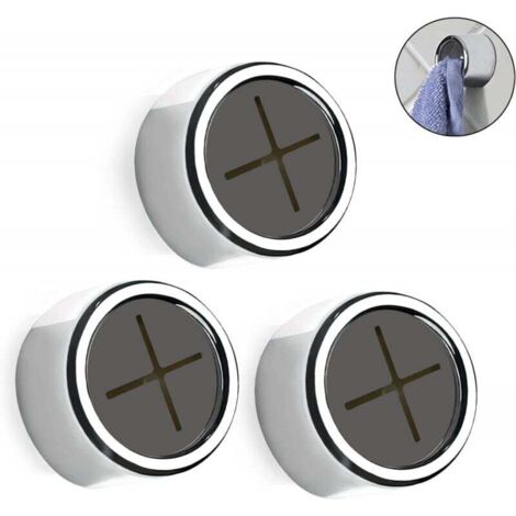 Juego de 3 toalleros, pinzas para toallas, pinzas autoadhesivas para paños de cocina, no requiere taladro, porta toallas autoadhesivo, pinzas para paños de cocina para baño, cocina y hogar