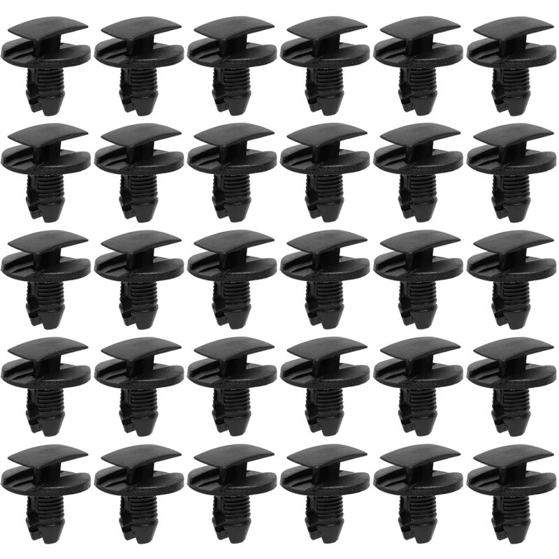 Juego de 30 clips de sujeción para parachoques, remaches de plástico, clips de retención para guardabarros, clips para paneles de puertas de coche