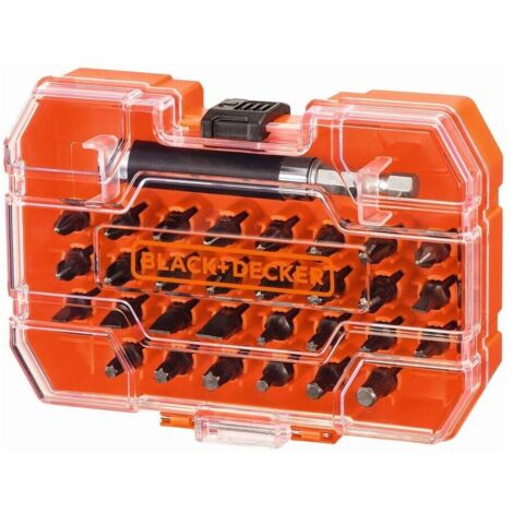 Juego de 31 Piezas para Atornillar con Adaptador magnético Black&Decker