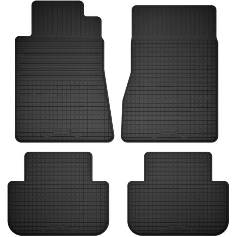 Juego de 4 alfombrillas de goma universales para Mercedes E W124 coupé (1984-1997)