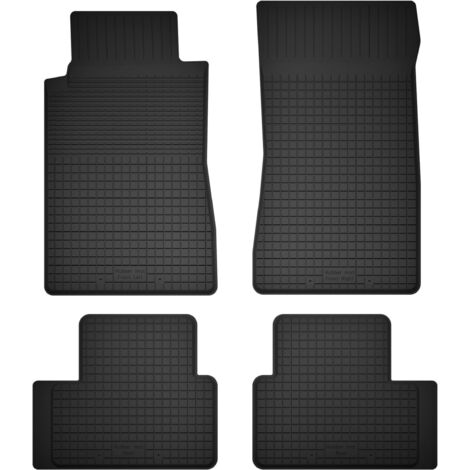 Juego de 4 alfombrillas de goma universales para Mercedes W211 4Matic (2003-2009)