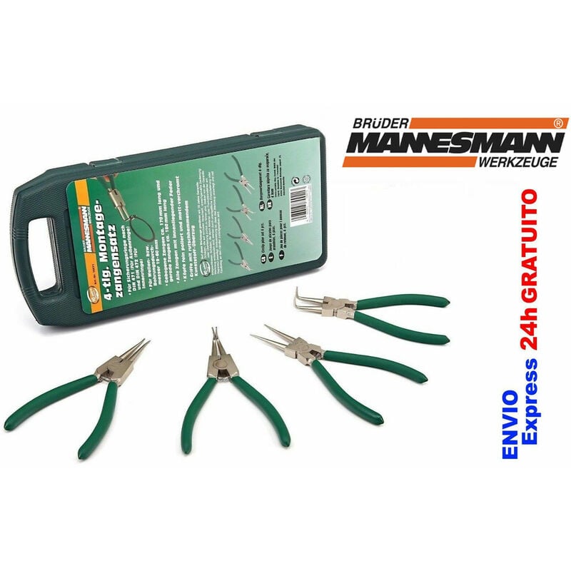 

Jomafa - JUEGO DE 4 ALICATES DE CIRCLIP - MANNESMANN - M10471 - 5266
