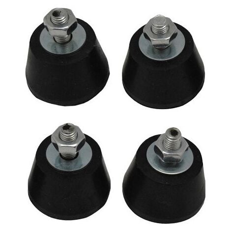 Juego de 4 amortiguadores de caucho para aires acondicionados (hasta 35 kg)  MICEL 18519
